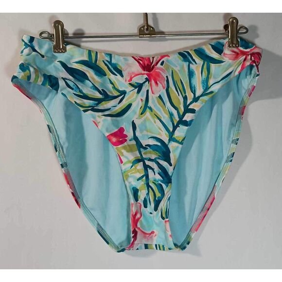 BIRDSONG Bikini Swim Bottoms Floral‎ Womens Size XLarge - Picture 1 of 7